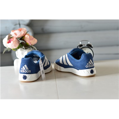 Adidas Adimatic Atmos Blue из натуральной замши