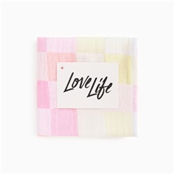 Полотенце LoveLife «Клеточки», цв. розовый, 26*50 см, 100% хлопок,