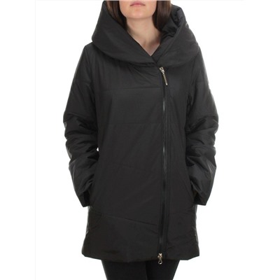 22222 BLACK Куртка демисезонная женская (80 гр. синтепон)