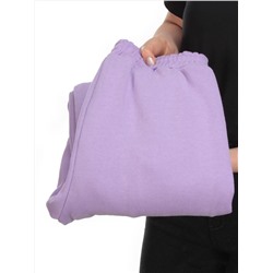 08 LILAC Брюки спортивные женские на флисе (100% хлопок) 7986