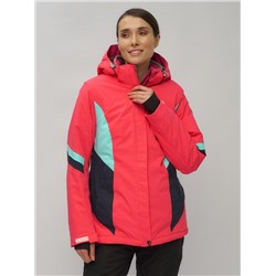 Горнолыжный костюм женский розового цвета 02201R