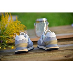 New Balance 574 из натуральной замши и кожи