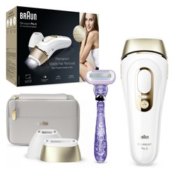 Braun IPL quot;Silk-expert Pro PL5157quot; White/Gold  ИПЛ "Шелковый Эксперт Про PL5157" Белое золото