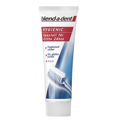 blend-a-dent Зубная паста Hygienic speziell для протезов, 3 штуки х 75 мл