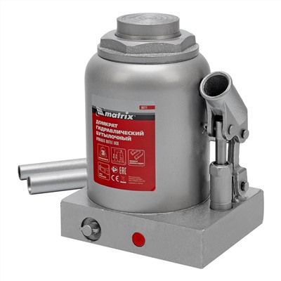 Домкрат гидравлический бутылочный, 30 т, h подъема 244-370 мм Matrix