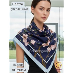 Платок утепленный Сакура цвет 3040/11 (темно-синий)