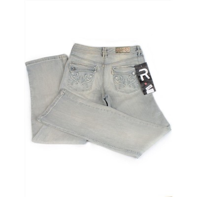 MK1555 GRAY/LT. BLUE Джинсы женские