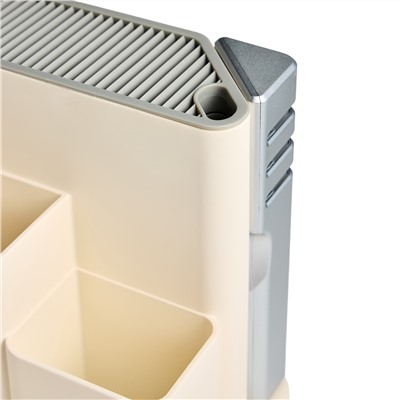 НАБОР AGNESS ИЗ 11ПР: 5 НОЖЕЙ,ПОЛОВНИК,ЛОПАТКА,ШУМОВКА,ПОДСТАВКА,НОЖЕТОЧКА,НОЖНИЦЫ, ЦВЕТ:БЕЛЫЙ/СЕРЫЙ