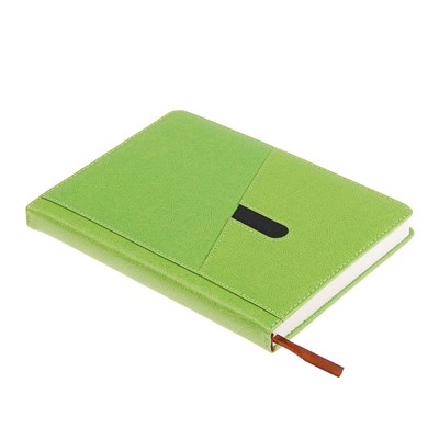 Ежедневник недатированный Calligrata, А5, в линейку, с карманом, с хлястиком, 120 листов, обложка ПВХ, МИКС