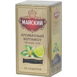 Майский. Golden Line. Ароматный Бергамот карт.упаковка, 25 пак.
