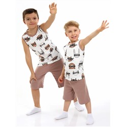 Детская пижама с шортами "Отдых" / Супергерои