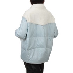 H24-223 WHITE BLUE Куртка демисезонная женская (100 гр. холлофайбер)