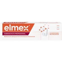 elmex Kariesschutz Professional Zahnpasta Элмекс Профессиональная Зубная паста для защиты от кариеса, 75 мл