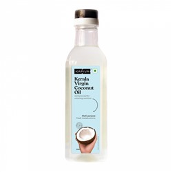 Кокосовое масло первого отжима из Кералы (500 мл), Kerala Virgin Coconut Oil, произв. Kapiva