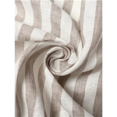Комплект штор для кухни SL HOME Strict line 140×180 см-2 шт., подхваты 2 шт., лён 100%