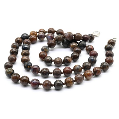 Бусы из Петерсита шарик 6,5мм, 49см, 23,27г