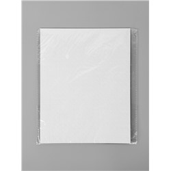 Клейкая лента двухсторонняя "Круглый белый" диаметр 0,8 см на листе 374 шт 25х19,5 см