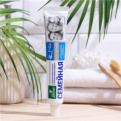 Зубная паста «Весна», фтор + кальций, для всей семьи, 90 г