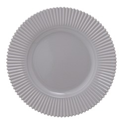 Набор из двух тарелок темно-серого цвета из коллекции Edge, 21 см