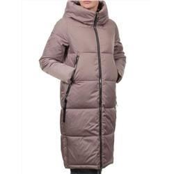 868 BEIGE Пальто зимнее женское (170 гр. холлофайбер)