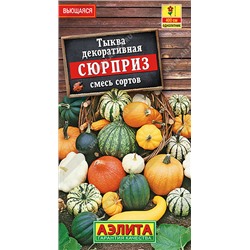 1621 Тыква декоративная Сюрприз, смесь сортов 1гр