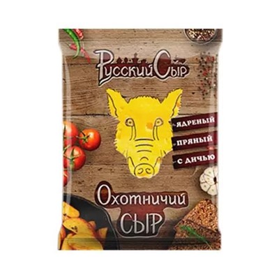 Сыр "Охотничий" фасованный 45% 200 гр РС