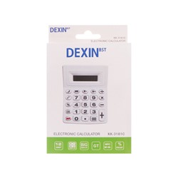 Калькулятор настольный 8-разрядный, белый