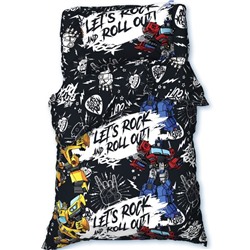 Постельное бельё 1.5 сп Let's rock, 143×215 см, 150×214 см, 50×70 см-1 шт., хлопок 100%, бязь