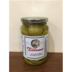 Оливки Торремар Gordal перец 370 гр*12