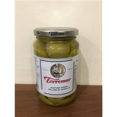 Оливки Торремар Gordal перец 370 гр*12