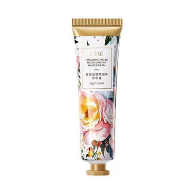 Крем для рук увлажняющий с ароматом «Роза» ETAE Fragrant Rose moisturizing hand cream, 30 гр