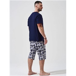 Мужской комплект "Рестарт" (бриджи) 2449-К / Синий