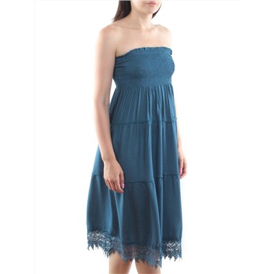 168 DK. BLUE Сарафан женский (100% хлопок)