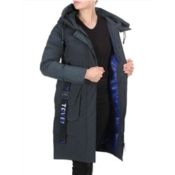 20-901 AQUAMARINE Пальто зимнее женское HAPPYSNOW (150 гр. холлофайбера)