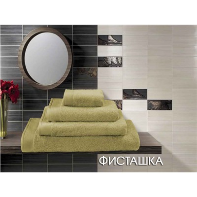 Полотенце махровое Индия (фисташка) 500 гр/кв.м.
