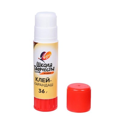Клей-карандаш PVP 36 г Луч «Школа творчества»