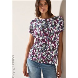 Tos Multi Aop Button Sho