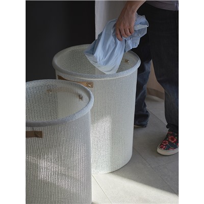 Корзина для хранения Sustainable collection, Ø37х52 см, молочная