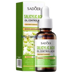 Сыворотка Sadoer с салициловой кислотой от прыщей и угрей(42491)