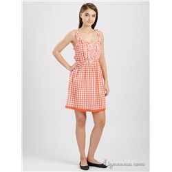Платье Red Soul WRDS601552, в клетку оранжевый