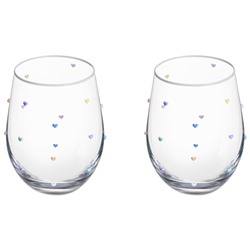 НАБОР СТАКАНОВ "SWEETY COLORS" ИЗ 2 ШТ. 520 МЛ