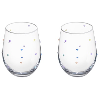 НАБОР СТАКАНОВ "SWEETY COLORS" ИЗ 2 ШТ. 520 МЛ