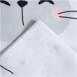 Постельное бельё Этель 1,5 сп "Funny rabbits", 143х215 см, 150х214 см, 50х70 см -1 шт, 100 % хлопок, бязь