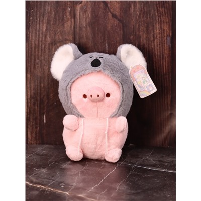 Мягкая игрушка "Pig masquerade", grey, 30 см