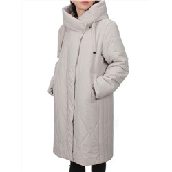 1119 LT. BEIGE Пальто зимнее облегченное женское (холлофайбер 150 гр.)