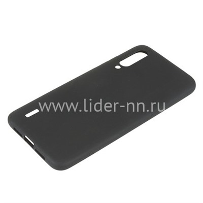 Задняя панель для Xiaomi Mi 9 Lite Силикон матовый (черная)