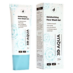 Гель уход для умывания Dari Cosmetics 25+ увлажняющий с гиалуроновой кислотой 100 g