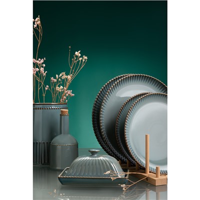 Набор из двух тарелок темно-серого цвета из коллекции Kitchen Spirit, 26 см