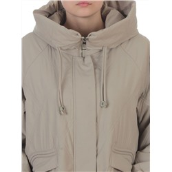8010 BEIGE Куртка демисезонная женская (100 гр. холлофайбер)