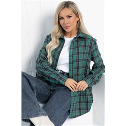 Рубашка Денни НЬЮ (серо-зеленая) Б12864-7М